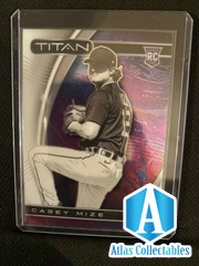 2021 Panini Chronicles Titan CASEY MIZE SP Rookie Purple #9 Tigers